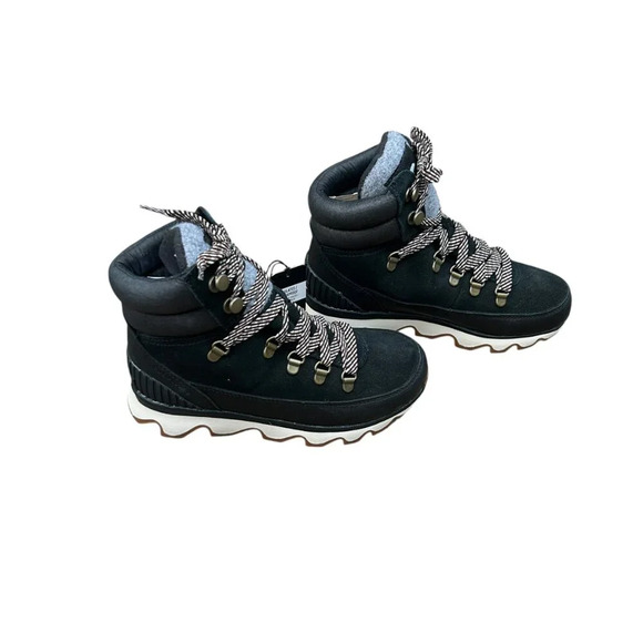 Sorel Kinetic Conquest Black Waterproof Boots Size 6 NIB - Picture 2 of 9